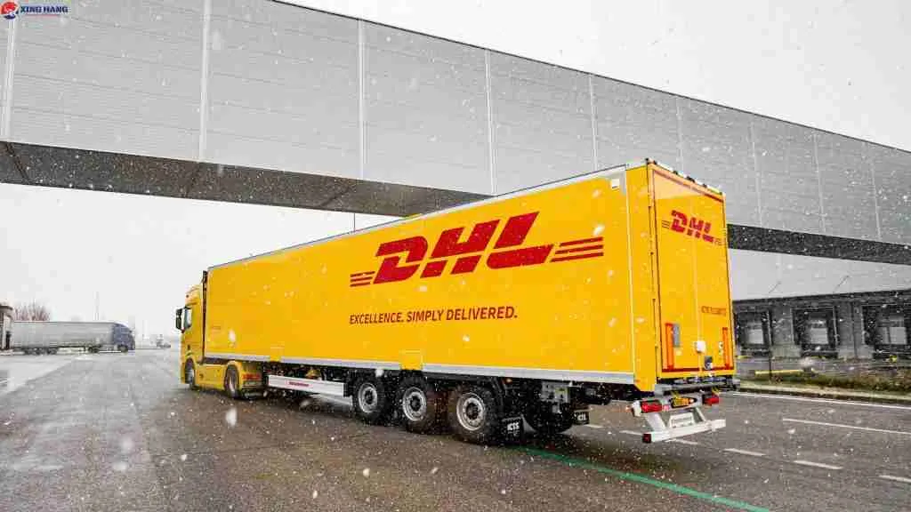 Cabeçalho de viagem de inverno DHL