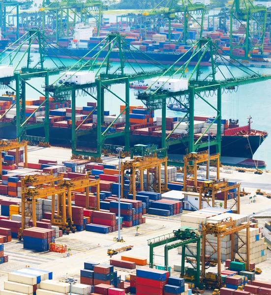 depositphotos 220056194 stock photo cargo ship singapore industrial port